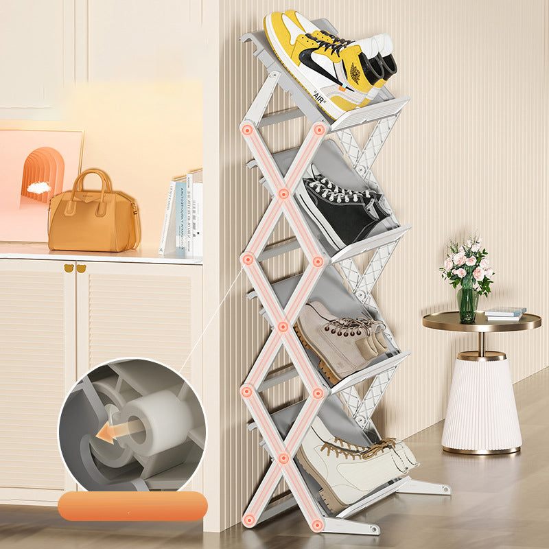ZY-DF024 Foldable 4 Layer Shoe Rack Space Saving Home Dormitory Shoes Holder ZY-DF024 Foldable 4 Layer Shoe Rack Space Saving Home Dormitory Shoes Holder